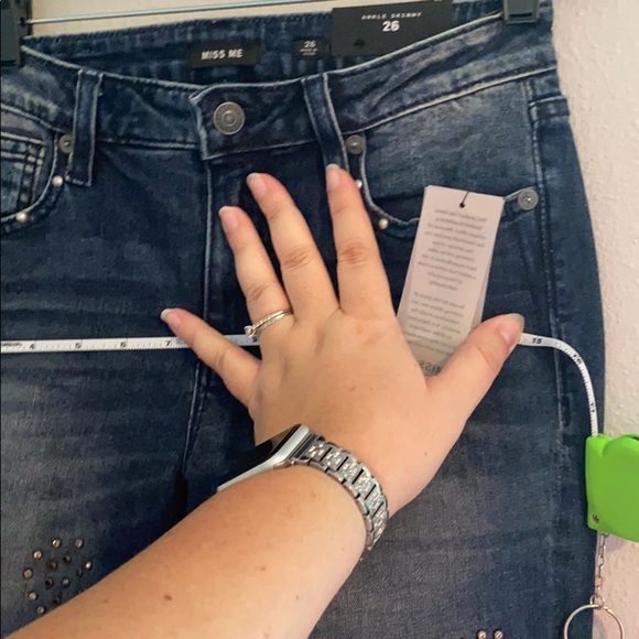 🎉HP🎉NWT! Miss Me “Ankle Skinny” w decorative - Picture 16 of 16